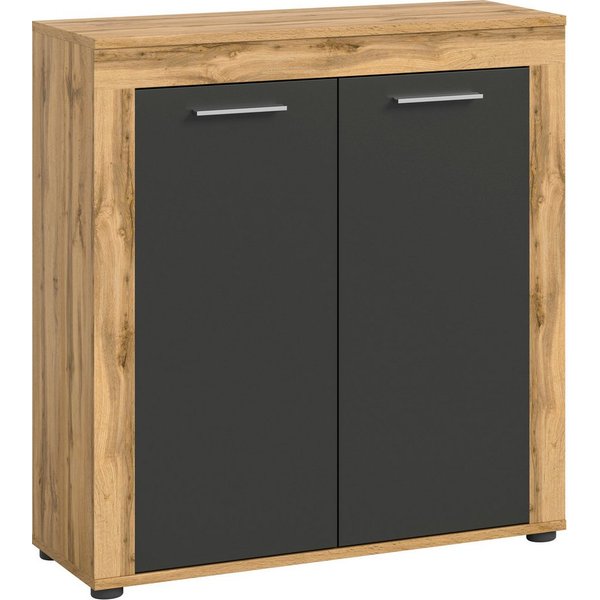 OTTO home Highboard AOSTA, Höhe 88 cm, 2 Türen, 3 Fächer, 2 Einlegeböden (in verschiedenen Farbausführungen, individuell kombinierbar), Kommode, Schrank, Anrich