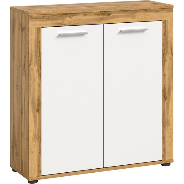 OTTO home Highboard AOSTA, Höhe 88 cm, 2 Türen, 3 Fächer, 2 Einlegeböden (in verschiedenen Farbausführungen, individuell kombinierbar), Kommode, Schrank, Anrich