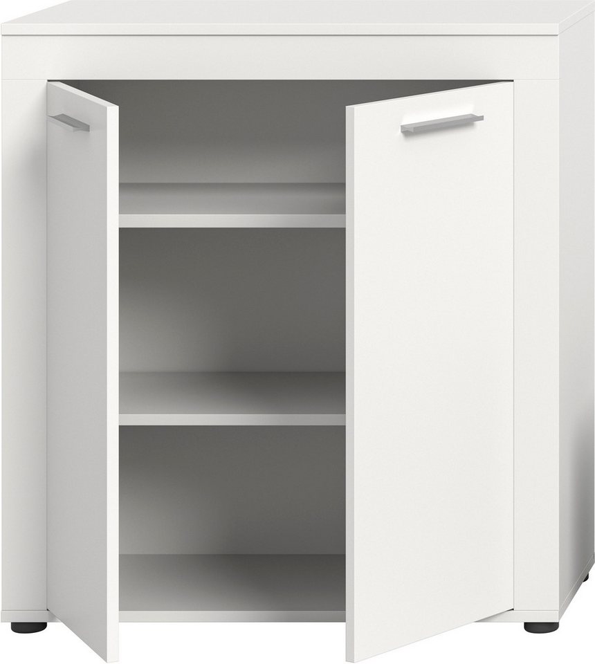 OTTO home Highboard AOSTA, Höhe 88 cm, 2 Türen, 3 Fächer, 2 Einlegeböden (in verschiedenen Farbausführungen, individuell kombinierbar), Kommode, Schrank, Anrich – Bild 4 von 5
