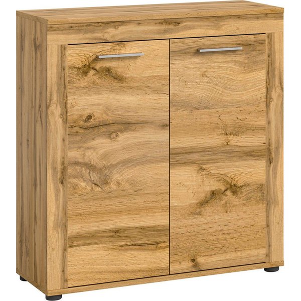 OTTO home Highboard AOSTA, Höhe 88 cm, 2 Türen, 3 Fächer, 2 Einlegeböden (in verschiedenen Farbausführungen, individuell kombinierbar), Kommode, Schrank, Anrich