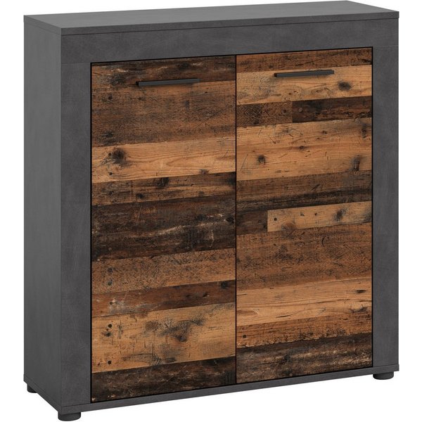 OTTO home Highboard AOSTA, Höhe 88 cm, 2 Türen, 3 Fächer, 2 Einlegeböden (in verschiedenen Farbausführungen, individuell kombinierbar), Kommode, Schrank, Anrich