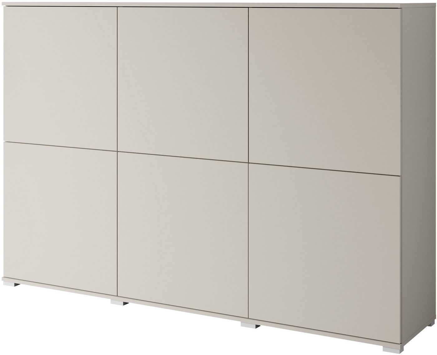 OTTO home Highboard Kenia, moderne grifflose Hochkommode mit 6 Türen, Breite 180 cm (1 St), Push-to-Open-Fronten, höhenverstellbaren Einlegeböden – Bild 2 von 5