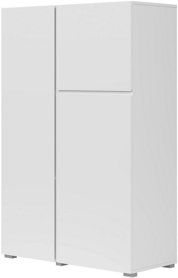 OTTO home Highboard Metric,Breite 92cm, moderne grifflose Hochkommode 3 Türen,Highboard, Hochschrank mit viel Stauraum, Einlegeböden verstellbar, Türkommode – Bild 2 von 5