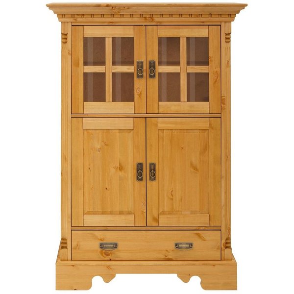 OTTO home Highboard Milan, Vitrine, Breite 102 cm, Massivholz, FSC®-zertifiziert