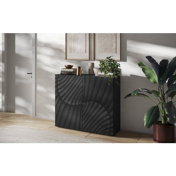 OTTO home Highboard Snake, Kommode, Anrichte, Stauraummöbel, Höhe 123 cm, Breite 121 cm, moderne Wohnmöbel, 2 Türen, viel Stauraum, stilvoll und funktional