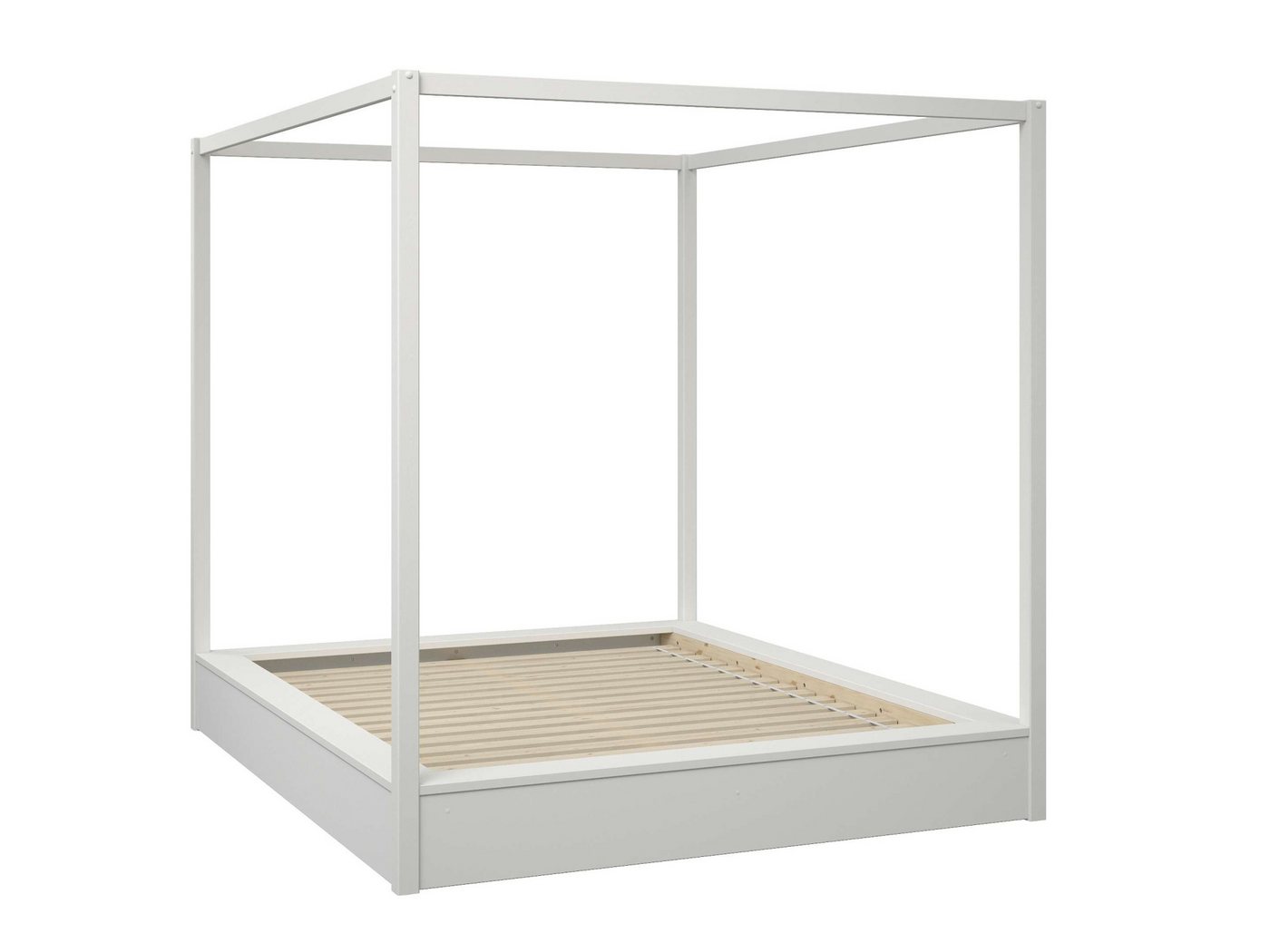 OTTO home Himmelbett Usella, Bett, Bettgestell, hohe Belastbarkeit bis 180 kg (B/T/H: 189/229,1/200 cm), aus massiver Kiefer in Kombination mit MDF, inklusive L – Bild 3 von 5