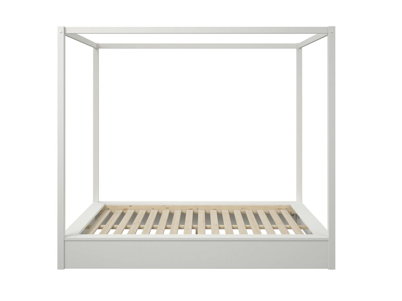 OTTO home Himmelbett Usella, Bett, Bettgestell, hohe Belastbarkeit bis 180 kg (B/T/H: 189/229,1/200 cm), aus massiver Kiefer in Kombination mit MDF, inklusive L – Bild 5 von 5