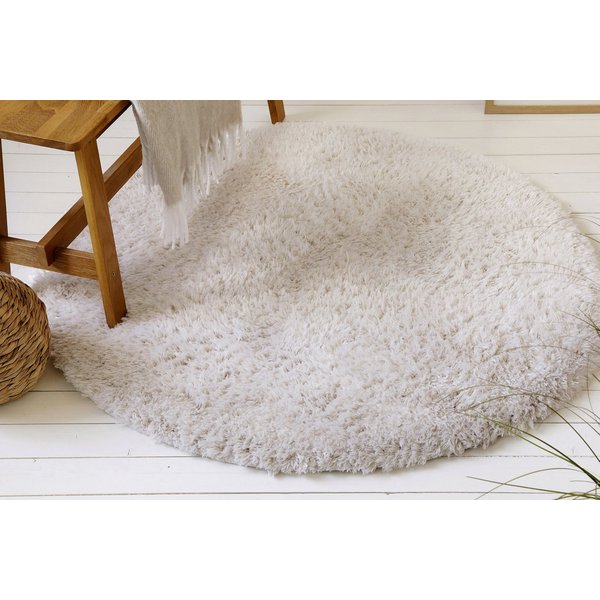 OTTO home Hochflor-Teppich Josetta, auch als Läufer erhältlich, rund, Höhe: 50 mm, Langflor, Shaggy, dichter weicher Hochflor, uni farben, Wohnzimmer
