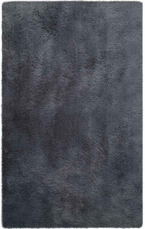 OTTO home Hochflor-Teppich Leava, besonders weich und kuschelig, leichter Glanz, rechteckig, Höhe: 37 mm, uni, Mikrofaser Teppiche, Plüsch, Wohnzimmer, Schlafzi – Bild 2 von 5