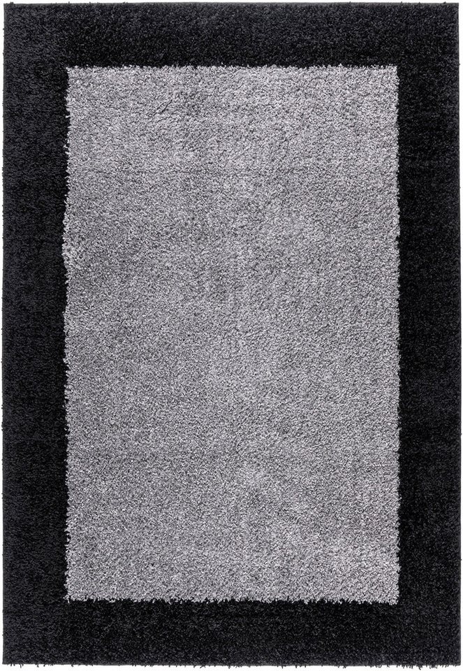 OTTO home Hochflor-Teppich Liams, rechteckig, Höhe: 30 mm, mit Bordüre, besonders weich und kuschelig, Wohnzimmer, Schlafzimmer – Bild 2 von 5