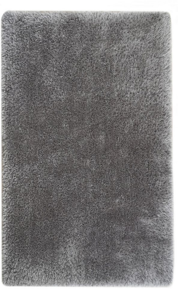 OTTO home Hochflor-Teppich Micro exclusiv Teppich, sehr hoher Flor, weich durch Mikrofaser, rechteckig, Höhe: 78 mm, sehr weich, flauschig, uni, Wohnzimmer, Sch – Bild 2 von 5
