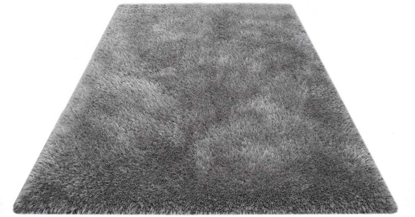 OTTO home Hochflor-Teppich Micro exclusiv Teppich, sehr hoher Flor, weich durch Mikrofaser, rechteckig, Höhe: 78 mm, sehr weich, flauschig, uni, Wohnzimmer, Sch – Bild 3 von 5