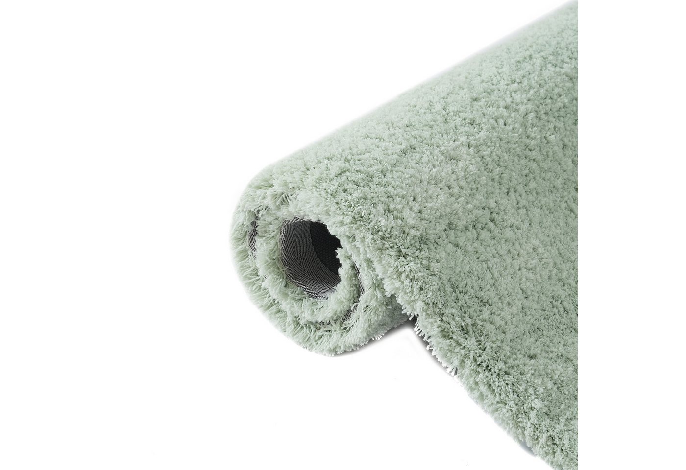 OTTO home Hochflor-Teppich Microfaser Teppich Magong, besonders weich, sehr feiner Flor, rechteckig, Höhe: 25 mm, uni, Wohnzimmer, Schlafzimmer, Kinderzimmer, a – Bild 4 von 5