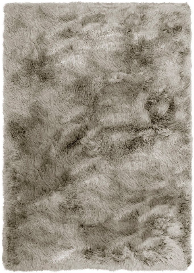 OTTO home Hochflor-Teppich Valeria, Fellteppich, kuschelig, flauschig, rechteckig, Höhe: 60 mm, Kunstfell, weiche Teppiche, Wohnzimmer, Schlafzimmer, Esszimmer – Bild 2 von 5