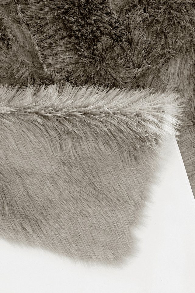 OTTO home Hochflor-Teppich Valeria, Fellteppich, kuschelig, flauschig, rechteckig, Höhe: 60 mm, Kunstfell, weiche Teppiche, Wohnzimmer, Schlafzimmer, Esszimmer – Bild 5 von 5