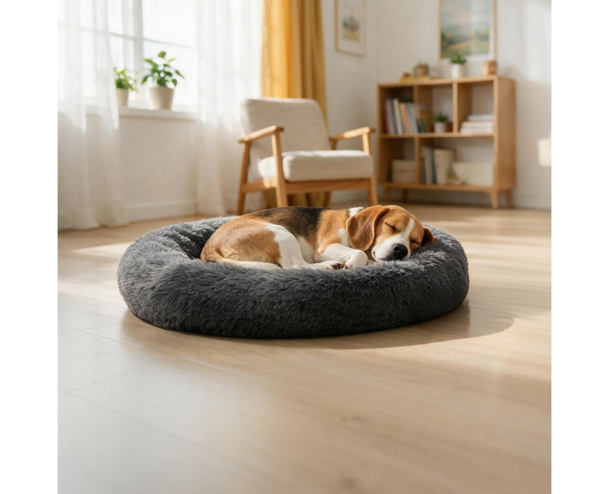 OTTO home Hundebett Cloudy, Kuscheliges Plüschbett mit weichem Rundrand – Bild 2 von 5