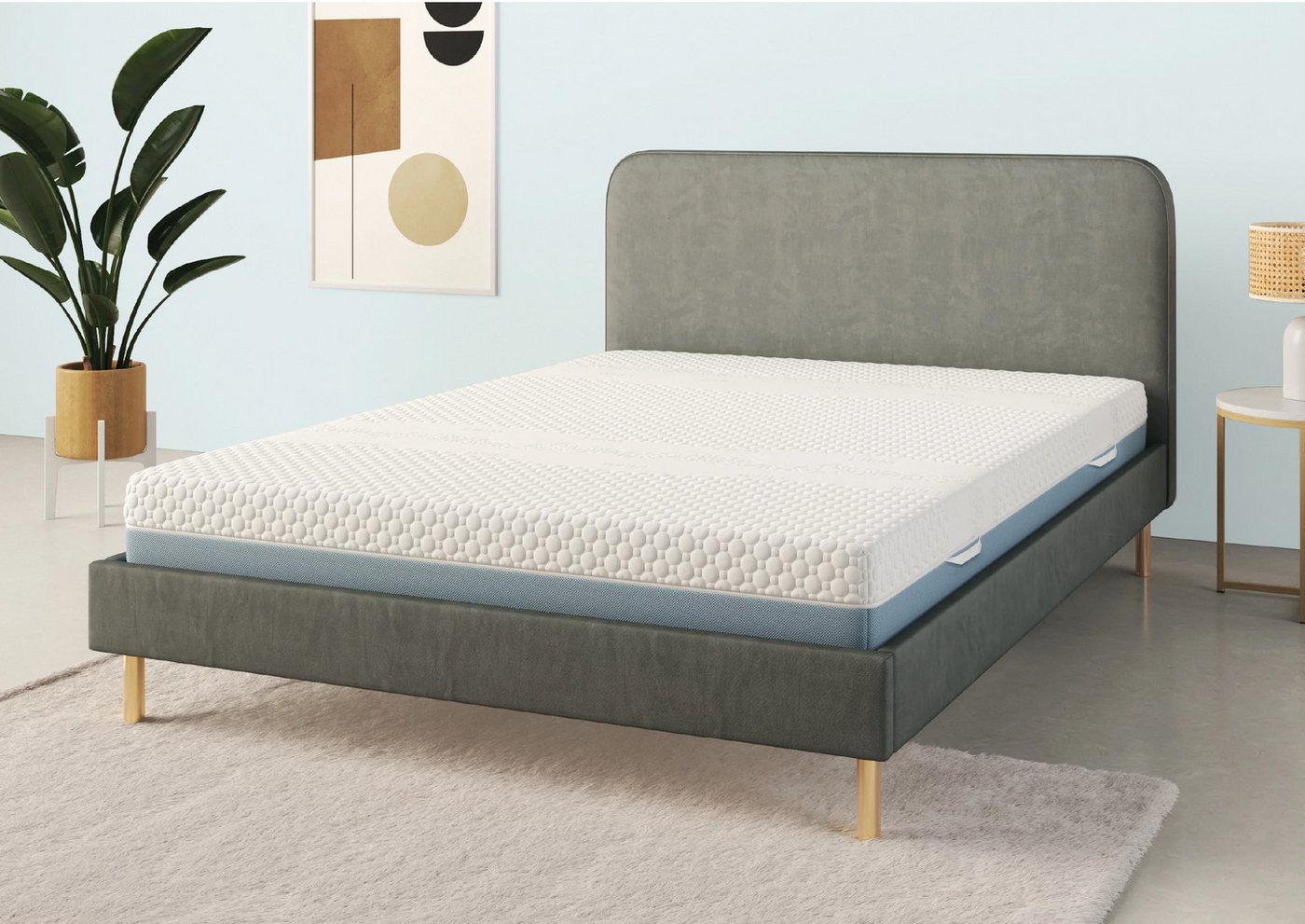 Hybridschaum-Matratze Matratze,7 Zonen, Schaummatratze, ergonomische Schulterzone, OTTO home, 19 cm hoch, Matratze Flipper Matratze 90x200, atmungsaktiv, Wendem – Bild 3 von 5