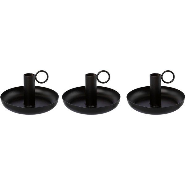 OTTO home Kerzenhalter Stabkerzenhalter Engla (Set, 3 St), aus Metall, mit dekorativem Henkel