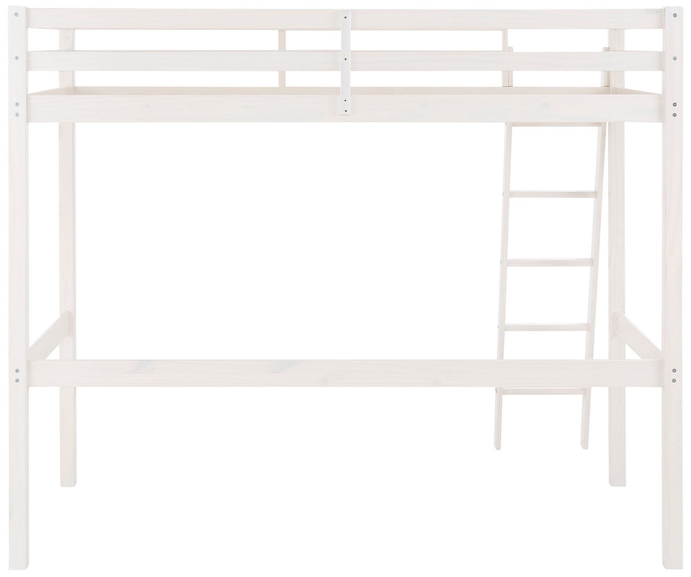 OTTO home Kinderbett Alpi, Leiter links oder rechts montierbar, Hochbett, Kiefernholz, Inklusive Leiter und Lattenrost, Liegefläche 90x200 cm – Bild 5 von 5
