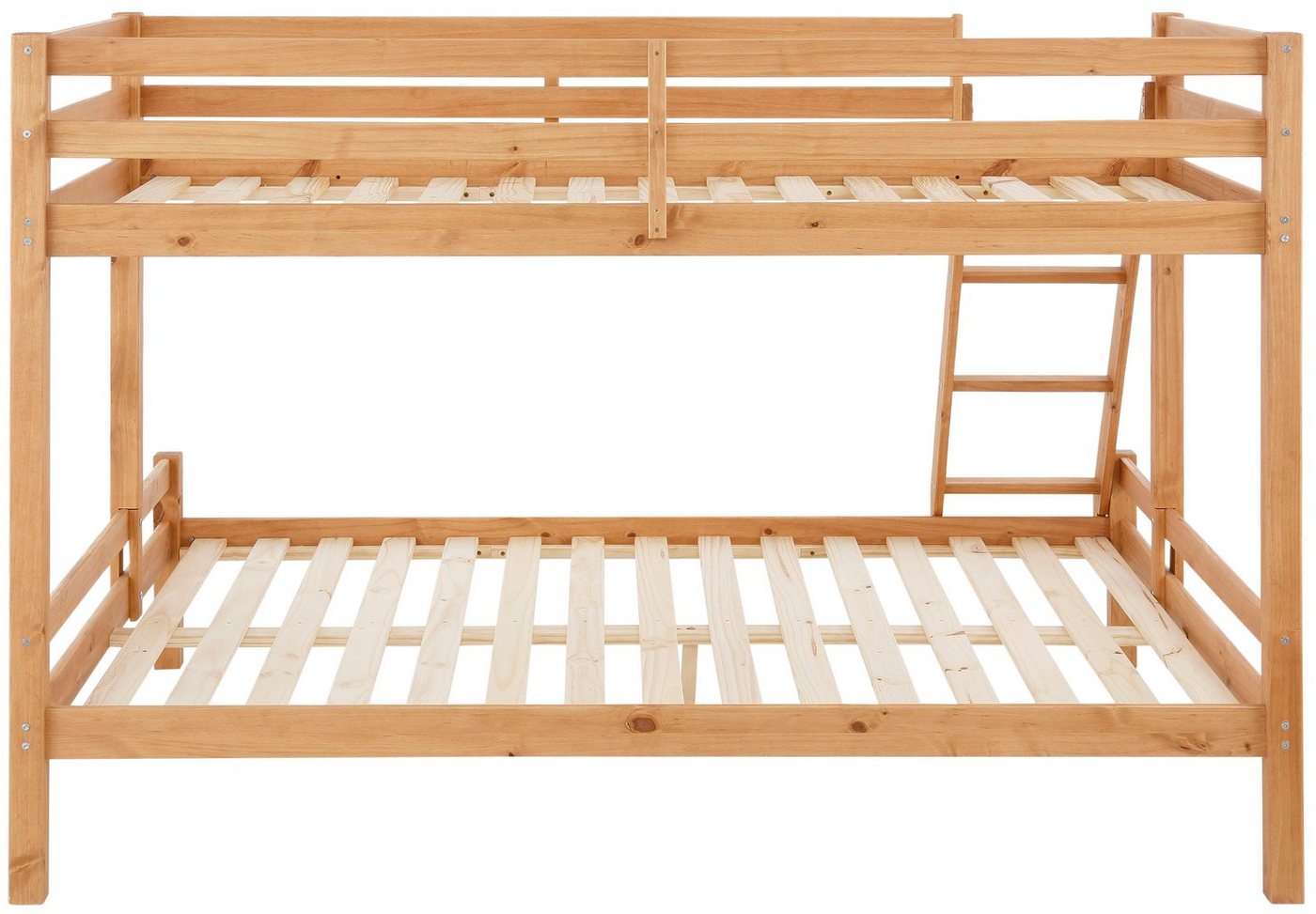 OTTO home Kinderbett Alpi, Stockbett, Etagenbett, untere Liegefläche 140cm breit (Höhe ca. 142cm), mit 2 Schlafgelegenheiten, inklusive Lattenrost und Leiter – Bild 3 von 5