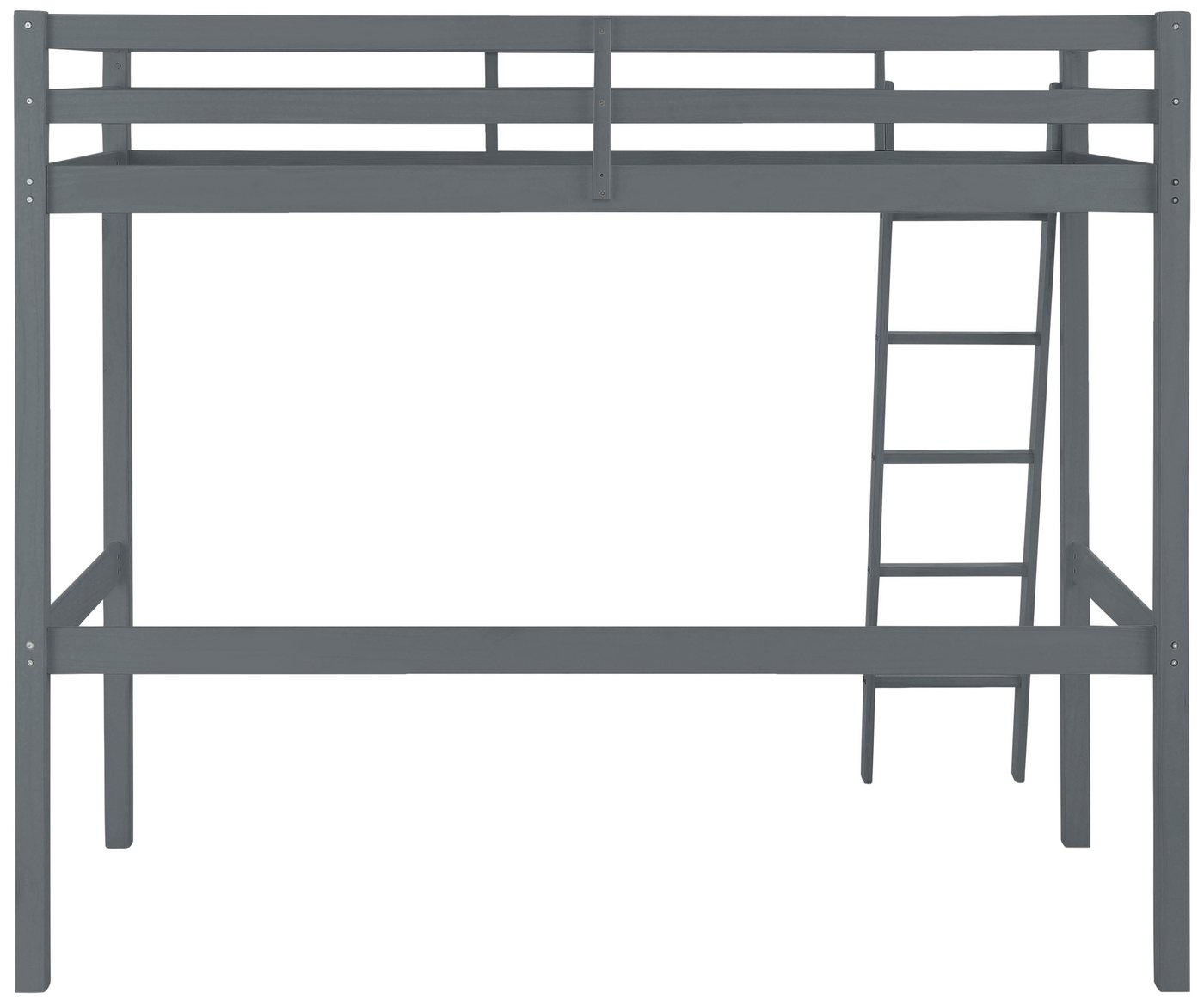 OTTO home Kinderbett Alpi, Leiter links oder rechts montierbar, Hochbett, Kiefernholz, Inklusive Leiter und Lattenrost, Liegefläche 90x200 cm – Bild 5 von 5