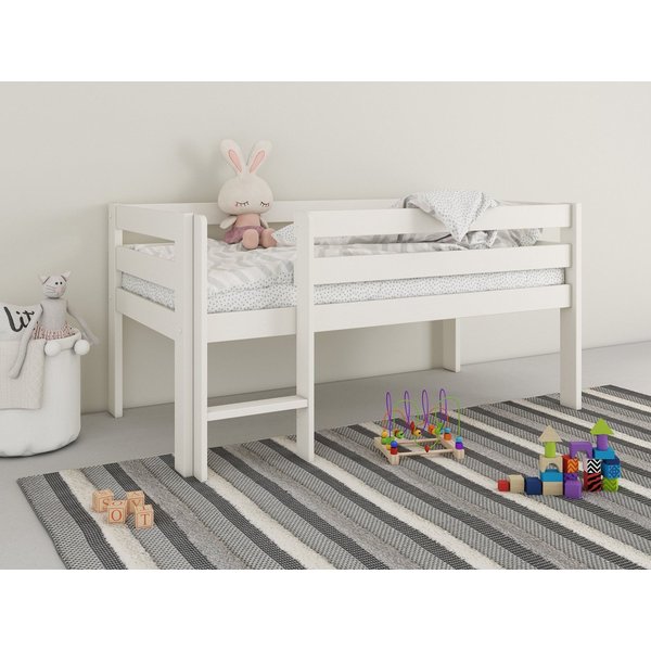 OTTO home Kinderbett "Tide", Halbhochbett, zertifiziertes Massivholz, aus massiver Kiefer, FSC®-zertifiziert
