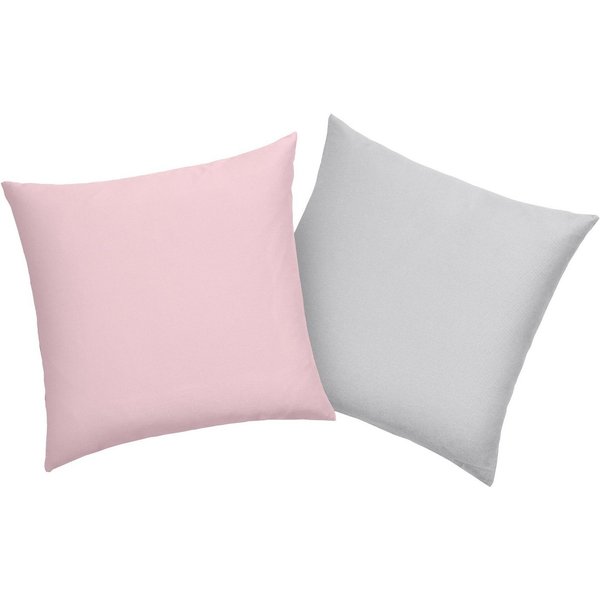 OTTO home Kissenbezug DESNER2 100% Microfaser, extra weich, allergikerfreundlich, (2 Stück), uni Kissenhülle in Wendeoptik, schnell trocknend, pflegeleicht