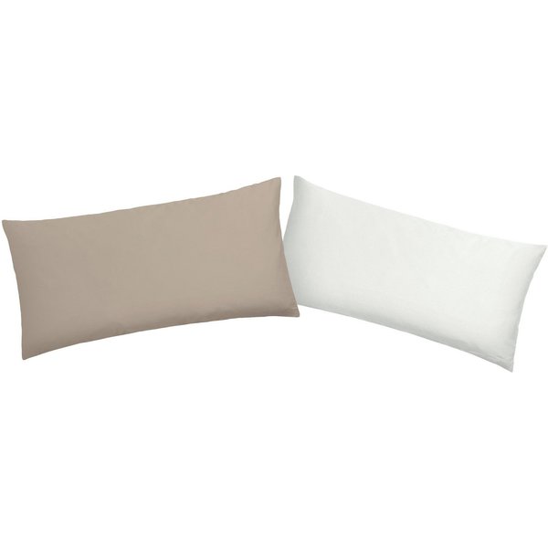 OTTO home Kissenbezug DESNER2 100% Microfaser, extra weich, allergikerfreundlich, (2 Stück), uni Kissenhülle in Wendeoptik, schnell trocknend, pflegeleicht