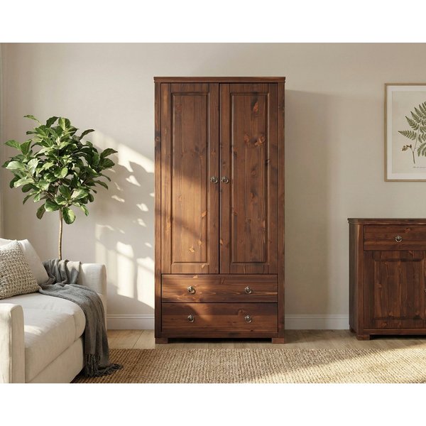 OTTO home Kleiderschrank Gotland, Wäscheschrank, Mehrzweckschrank mit Schubladen, Landhausstil (B/H/T ca: 80cmx178cmx40cm) massive Kiefer, FSC® zertifiziert, la