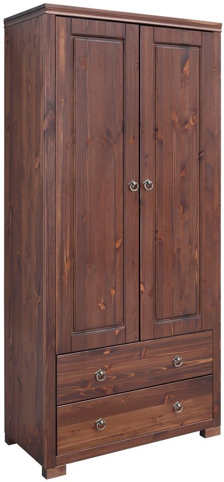 OTTO home Kleiderschrank Gotland, Wäscheschrank, Mehrzweckschrank mit Schubladen, Landhausstil (B/H/T ca: 80cmx178cmx40cm) massive Kiefer, FSC® zertifiziert, la – Bild 2 von 5