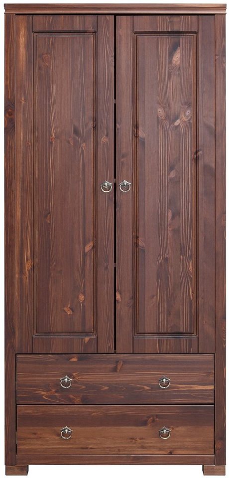OTTO home Kleiderschrank Gotland, Wäscheschrank, Mehrzweckschrank mit Schubladen, Landhausstil (B/H/T ca: 80cmx178cmx40cm) massive Kiefer, FSC® zertifiziert, la – Bild 4 von 5