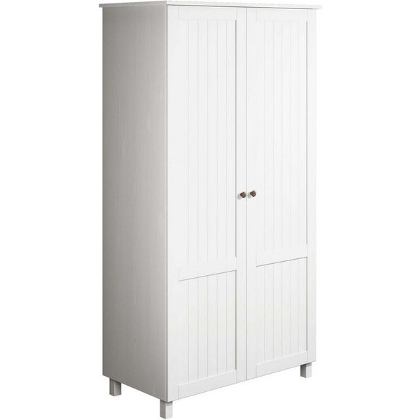 OTTO home Kleiderschrank Juventus, Drehtürenschrank, Schrank mit 2 Türen, 97 cm breit, aus massiver Kiefer, FSC®-zertifiziert
