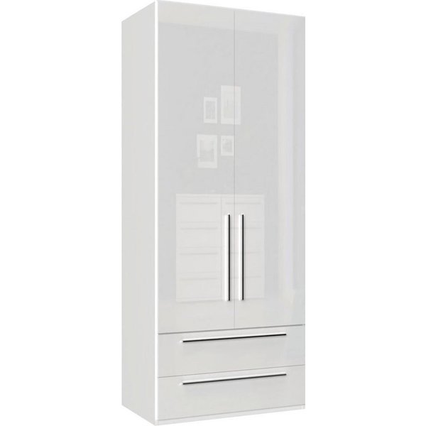 OTTO home Kleiderschrank Piano, UV lackiert, hochglänzend in beige oder weiß, FSC-zertifiziert (Made in Europe) in vielen Breiten, Höhe 224cm, mit Soft-Close Fu