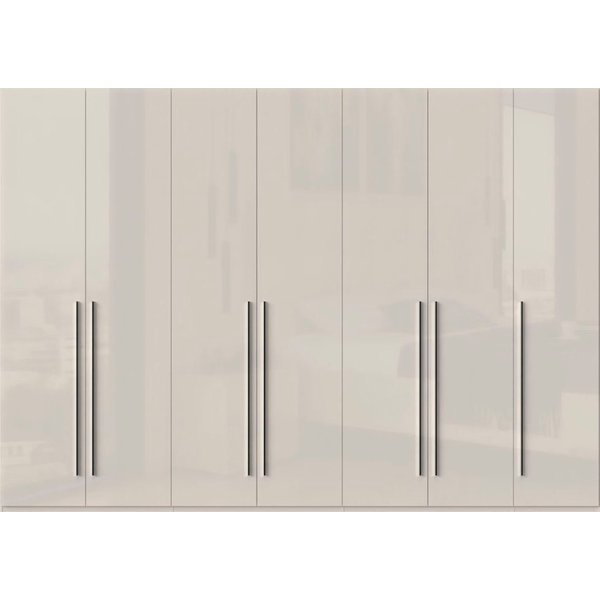 OTTO home Kleiderschrank Piano, UV lackiert, hochglänzend in beige oder weiß, FSC-zertifiziert (Made in Europe) in vielen Breiten, Höhe 224cm, mit Soft-Close Fu