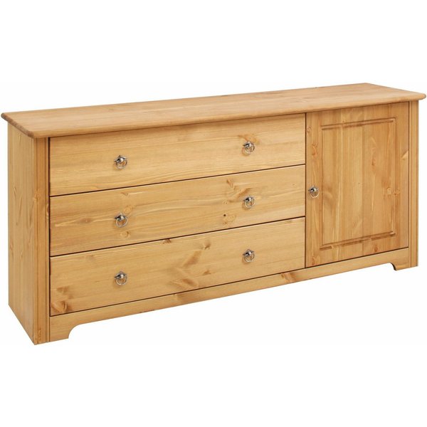 OTTO home Kombikommode Hugo, aus massiver Kiefer, Breite 152 cm