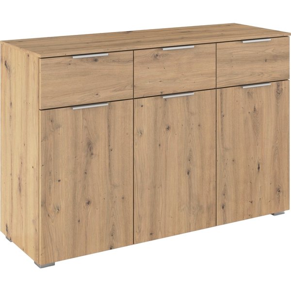 OTTO home Kombikommode Kommode Sideboard Schubladenkommode Schlafzimmerkommode CORTONA (Breite 120 cm inkl. SOFT-CLOSE-FUNKTION, mit moderner Dekor-Front), mit 