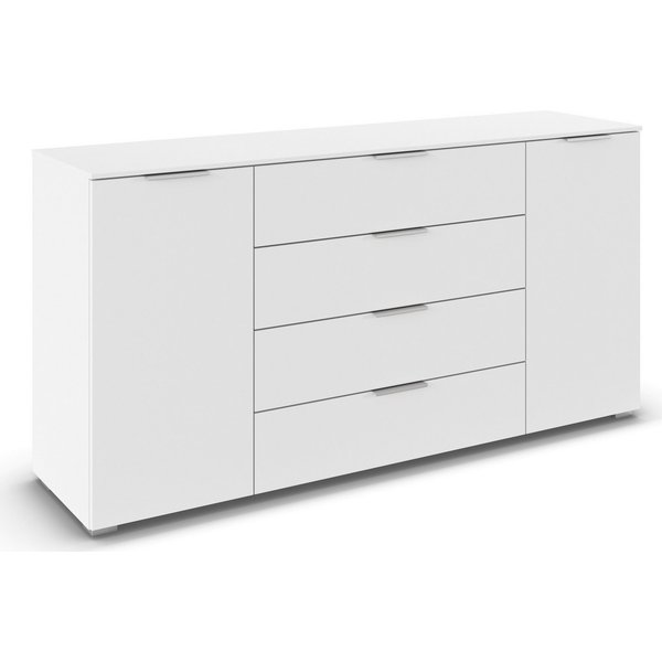OTTO home Kombikommode Kommode Sideboard Schubladenkommode Schlafzimmerkommode ASTANA (Breite 160 cm / Höhe 81 cm, mit 4 Einlegeböden), 2-türig, 4 geräumige Sch