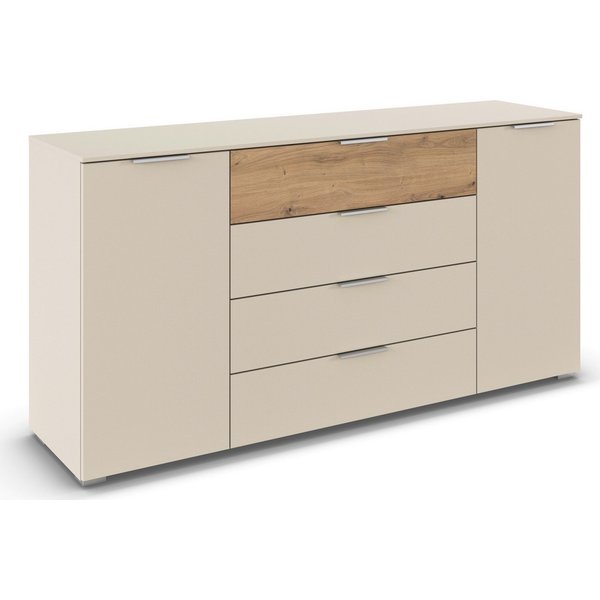 OTTO home Kombikommode Kommode Sideboard Schubladenkommode Schlafzimmerkommode ASTANA (Breite 160 cm / Höhe 81 cm, mit 4 Einlegeböden), 2-türig, 4 geräumige Sch