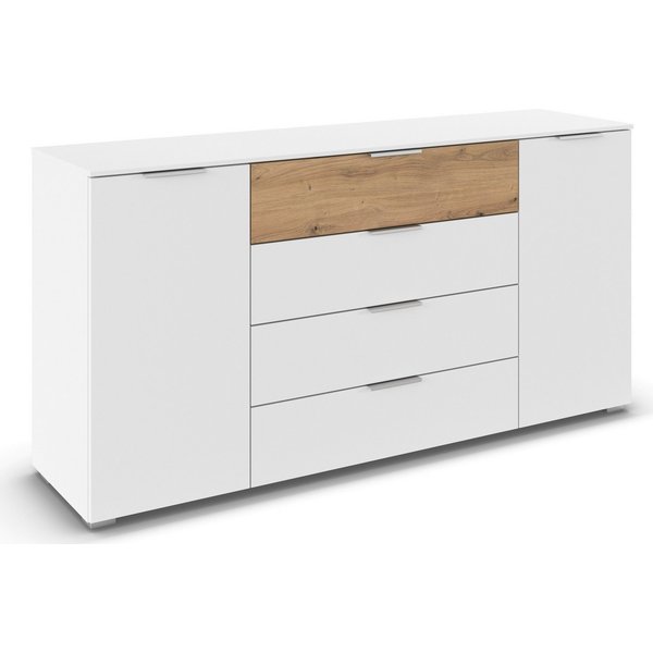 OTTO home Kombikommode Kommode Sideboard Schubladenkommode Schlafzimmerkommode ASTANA (Breite 160 cm / Höhe 81 cm, mit 4 Einlegeböden), 2-türig, 4 geräumige Sch