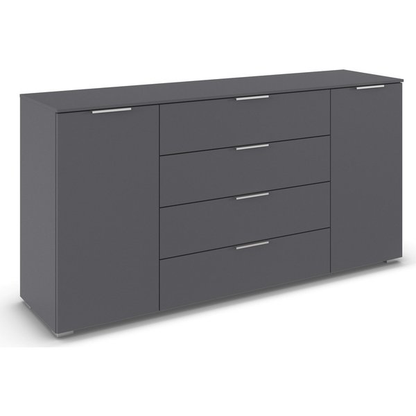 OTTO home Kombikommode Kommode Sideboard Schubladenkommode Schlafzimmerkommode ASTANA (Breite 160 cm / Höhe 81 cm, mit 4 Einlegeböden), 2-türig, 4 geräumige Sch