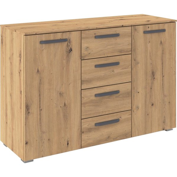 OTTO home Kombikommode Kommode Sideboard Schubladenkommode Schlafzimmerkommode OTELI (Breite 120 cm inkl. SOFT-CLOSE-FUNKTION, mit moderner Dekor-Front), vier g