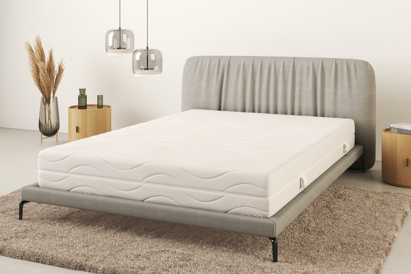 Komfortschaummatratze Essentials XXL, 7 Zonen Matratze 90x200, 140x200 cm & weitere Größen, OTTO home, 26 cm hoch, XXL Höhe, flexibler HG bis 140 kg, ergonomisc – Bild 2 von 5