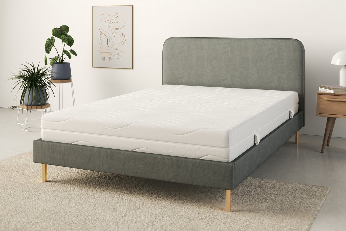 Komfortschaummatratze Tornby, 90x200 cm, 140x200 cm & weitere Größen, atmungsaktiv, OTTO home, 21 cm hoch, Wendematratze H2+3/H3+4/H4+5, ergonomisch, langlebige – Bild 2 von 5