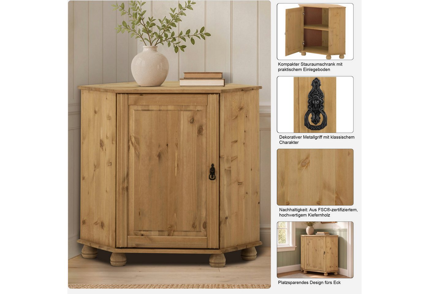 OTTO home Kommode Finca, Eckkommode – Bild 3 von 5