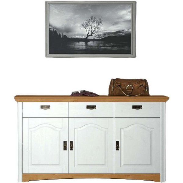 OTTO home Kommode Konrad, aus massiver Kiefer, Breite 156 cm, mit Schubladen, FSC®