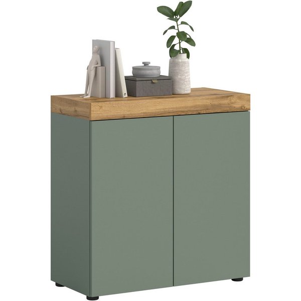 OTTO home Kommode MAMBO, TOPSELLER!, Breite 77 cm, 2 Türen, 2 Einlegeböden (1 St., 2-farbige Ausführung, in verschiedenen modernen Trendfarben erhältlich), Komm