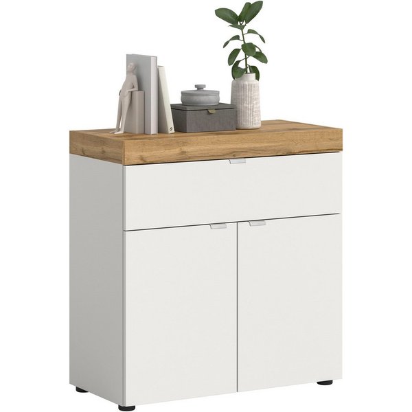 OTTO home Kommode MAMBO II, Breite 77cm, 2 Türen, 1 Einlegeboden, 1 Schubkasten (1 St., 2-farbige Ausführung, in verschiedenen modernen Trendfarben erhältlich),