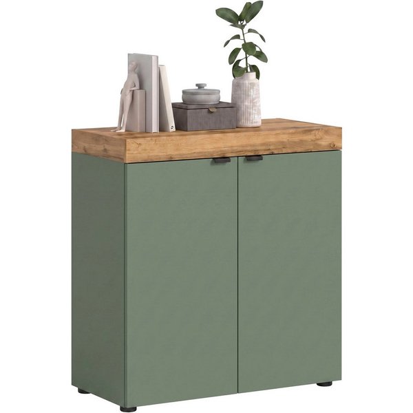OTTO home Kommode MAMBO II, Breite 77 cm, 2 Türen, 2 Einlegeböden (1 St., 2-farbige Ausführung, in verschiedenen modernen Trendfarben erhältlich), Kommode, Anri