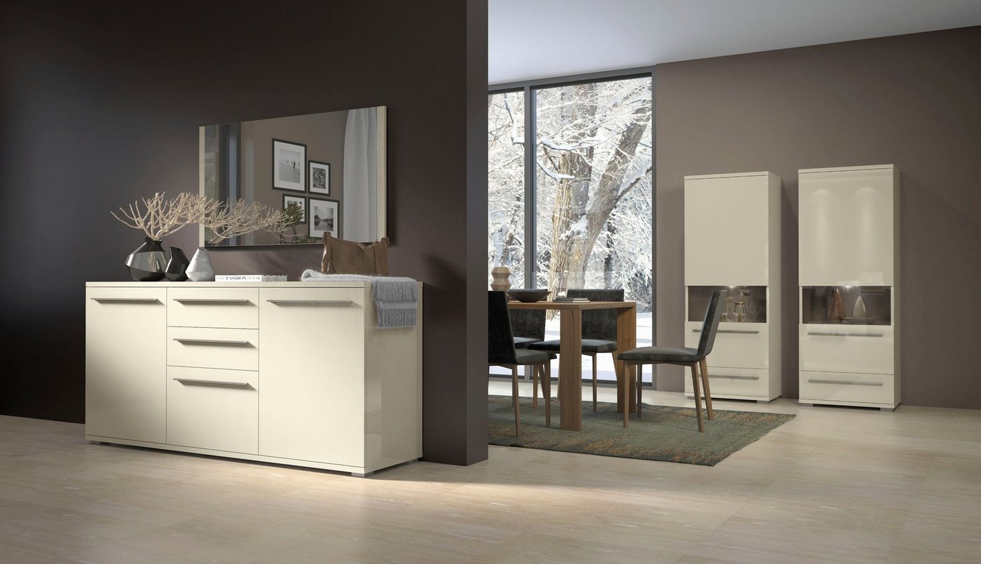 OTTO home Kommode Piano (H/B/T): 64,6/180/45,2cm), UV lackiert, Soft-Close Funktion – Bild 5 von 5