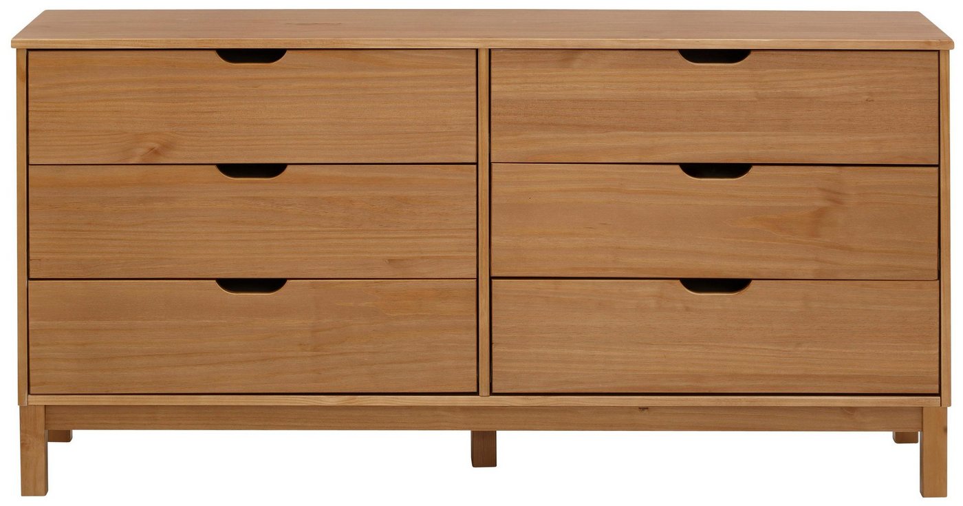 OTTO home Kommode Post, massives Kiefernholz, mit vielen Stauraummöglichkeiten, Breite 150 cm – Bild 3 von 5